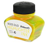Pelikan 344879 Fluorescent Highlighter Ink for Fountain Pen M 205, 30 ml, Pack of 1, Yellow