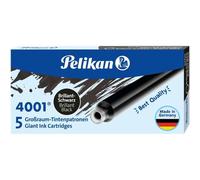 Pelikan Ink Cartridge 4001 GTP/5 Brilliant Black 5 Cartridges