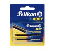 Pelikan 4001 Ink Cartridge for Fountain Pen - Brilliant Black (Pack of 10)