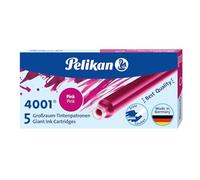 Pelikan 4001 Ink Cartridges 5 piece Pink