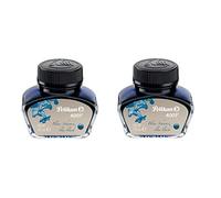 Pelikan 4001 Ink Glass 30 ml, Blue/Black Pack of 2, 3,7 x 6,1 x 6,1 cm