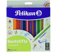 Pelikan Colouring Pencils 700122 – Triangular, FSC – Pack of 24