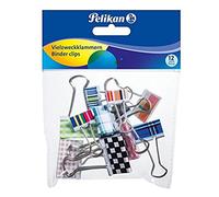 Pelikan 700306 Multi-Purpose Clips 12 Pieces Assorted in Plastic Bag