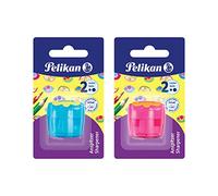 Pelikan 700429 Double My. Pen Sharpener Flower, 1 Stück, Farbig Sortiert (Colour Cannot be Chosen)