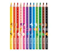 Pelikan 810401 Combino Children’s Learning to Write Pencil, Pink 12 coloured pen