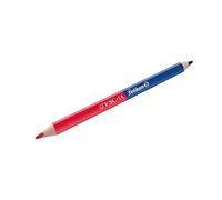 Pelikan 810838 Colouring Pencils (Thick, Triangular) Pack of 1 Two-Tone Red and Blue