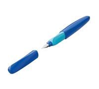 Pelikan 814744 Twist Nib Fountain Pen, M Deep Blue, with 2 Cartridges, Pack of 1