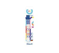 Pelikan 817875 Ink Eraser Pen Ili, Multi-Tip, Pack of 2, Blue