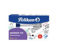 Pelikan 817981 - Pennarelli 741 con stoppino rotondo, 10 pezzi, in scatola piegh