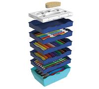 Pelikan 818384 Kreativfabrik Supertower, Filled with 54 Pieces (e.g. Colouring, Felt and Wax Crayons, Clay, Brushes, Tempera Paints, etc.)