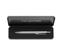 Pelikan 821223 Snap® Metallic K10 Silver Ballpoint Pen Metal Box