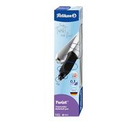 Pelikan 947093 Twist Rollerball Pen for Right/Left-Handed User Silver
