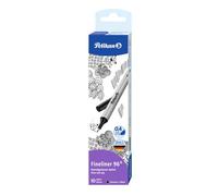 Pelikan Fineliner 96® blue, pack of 10 in box Black