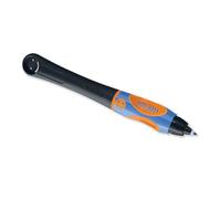 Pelikan Griffix Left-Handed Ink Pen, Ergonomic Rollerball for Children, Refillable Blue Ink, Neon Black