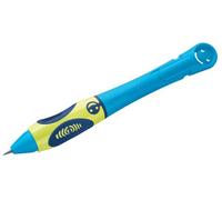 Pelikan Griffix Left-Handed Printing Pencil with HB Lead, Neon Fresh Blue, Pack of 1