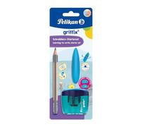 Pelikan Griffix Set Consisting of Eraser, Pencil Sharpener, Blue, 1 Piece