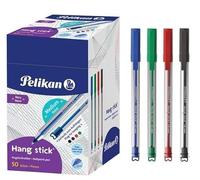 Pelikan Hang Stick Ballpoint Pen Box of 50 Assorted Colours K86h 605465