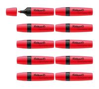 Pelikan Highlighters 490, Red, Pack of 10 in Box