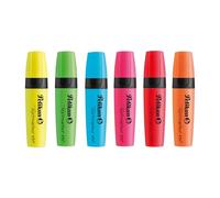 Pelikan Highlighters, Pack of 6 Assorted Bright Colours, Textmarker 490