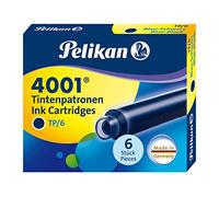Pelikan® ink cartridge 4001 TP/6 - blue black, 6 cartridges; package contents: 6 cartridges