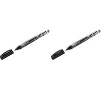 Pelikan Inky, Fibre Tip Pen, Black Ink, 0.5mm Writing Tip, 1 Pen (Pack of 2)