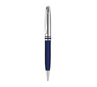 Pelikan - Jazz - Ball Pen - Metal and Night Blue - With Elastic Clip and Rotating Mechanism