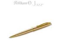 Pelikan Jazz Noble Gold Ballpoint Pen for Right Handed and Left Handed Users Elegant Metal Ballpoint Pen in Folding Box 821643