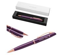 Pelikan Jazz Noble Elegance K36 Ballpoint Pen with Engraving Gift Case - Unique Pens with Name - Personalised Gifts - Ballpoint Pen Personalised (Viola)