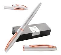 Pelikan Jazz Noble Elegance K36 Rollerball Pen with Engraving Gift - Unique Pens with Name - Personalised Gifts - Ballpoint Pen Personalised (Mother of Pearl White)
