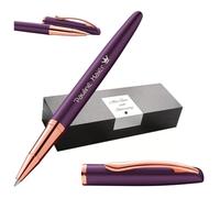 Pelikan Jazz Noble Elegance K36 Rollerball Pen with Engraving Gift - Unique Pens with Name - Personalised Gifts - Ballpoint Pen Personalised (Viola)