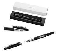 Pelikan Jazz Noble Elegance P36 Fountain Pen with Engraving Gift - Unique Pens with Name - Personalised Gifts - Fountain Pen Personalised (Black)