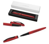 Pelikan Jazz Noble Elegance R36 Rollerball Pen with Engraving Gift Case - Unique Pens with Name - Personalised Gifts - Ballpoint Pen Personalised (Red)