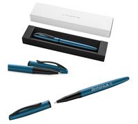 Pelikan Jazz Noble Elegance R36 Rollerball Pen with Engraving Gift Case - Unique Pens with Name - Personalised Gifts - Ballpoint Pen Personalised (Aquamarine)