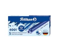 Pelikan Large Capacity 4001 Royal Blue Ink Cartridge 5 Cartridges in Folding Box 310748