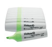 Pelikan Neon Green Chisel Tip Highlighter Pens 490 eco Pack of 10