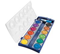 Pelikan Paint Set K12, 12 Water Colours and 1 Tube of White, School Paints, Made in Germany