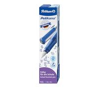 Pelikan Pelikano Original Fountain Pen for Right-Handed Users, Nib Width M, Blue, Pack of 1