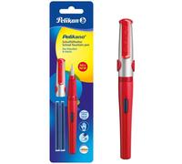 Pelikan Pelikano P480 Fountain Pen Red Medium Right-Handed School Pen 2 Ink