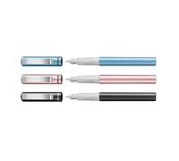 Pelikan Pina Colada Fountain Pen with 3 Standard Ink Cartridges, 3 Assorted Colours, 1 Piece - Random Colour, No Colour Request Possible