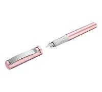 Pelikan Pina Colada Fountain Pen with Standard Ink Cartridge Refillable for Right and Left Handed Users, Pink, Pack of 1