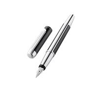 Pelikan Pura 817134 Fountain Pen Anthracite M Nib 1 Piece Including Large Cartridge Gemstone Ink® Sapphire