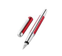 Pelikan Pura 817196 Fountain Pen Bordeaux M Nib 1 Piece Including Large Cartridge Gemstone Ink® Sapphire