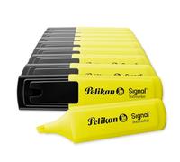 Pelikan Signal 803571 Highlighter Pen, Bright Yellow, Pack of 10 in Folding Box