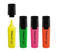 Pelikan Signal Highlighter, Blue, Assorted Colours, 4 Pieces in Polybag
