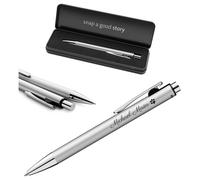 Pelikan Snap Ballpoint Pen Silver - With Engraving - Personal Gift