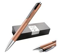 Pelikan Snap Ballpoint Pen with Engraving - Personalised Retractable Ballpoint Pen + Case - Gift for School, Office & Study (Copper)