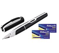 Pelikan Style P57M 903054 Fountain Pen Nib Width M Black/White