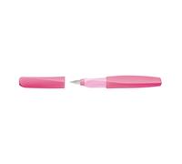 Pelikan Twist Fountain Pen, Berry Pink, Ergonomic Handle for Left and Right Handed Users, Medium Stainless Steel Nib