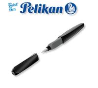 Pelikan Twist P457 Fountain Pen Neon Green/Yellow Black/Grey Blue M