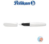 Pelikan Twist® Structure Fountain Pen for Right and Left-Handed Users, White, Nib M, Folding Box